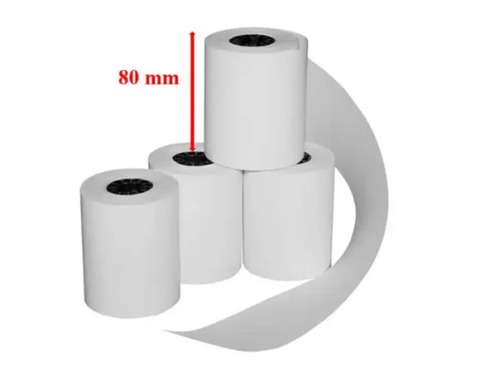 Giấy in Nhiệt 80×65 – Giấy In Hóa Đơn Bán Hàng K80mm Phi 65mm