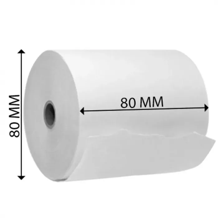 Giấy in Nhiệt 80×80 – Giấy In Hóa Đơn Bán Hàng K80mm Phi 80mm - Hình ảnh 2