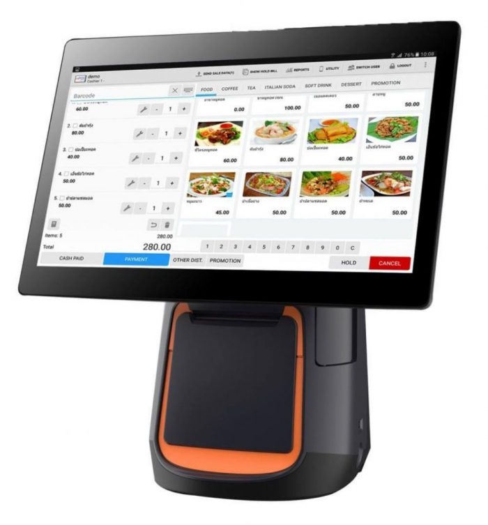 Máy tính tiền Pos SUNMI T2 - Máy POS bán hàng tích hợp in hóa đơn Like new 90-95% (máy qua sử dụng) - Hình ảnh 3